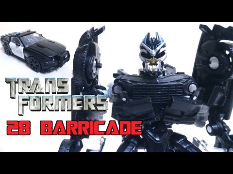 Transformers Studio Series】Deluxe Class 28 Barricade wotafa's