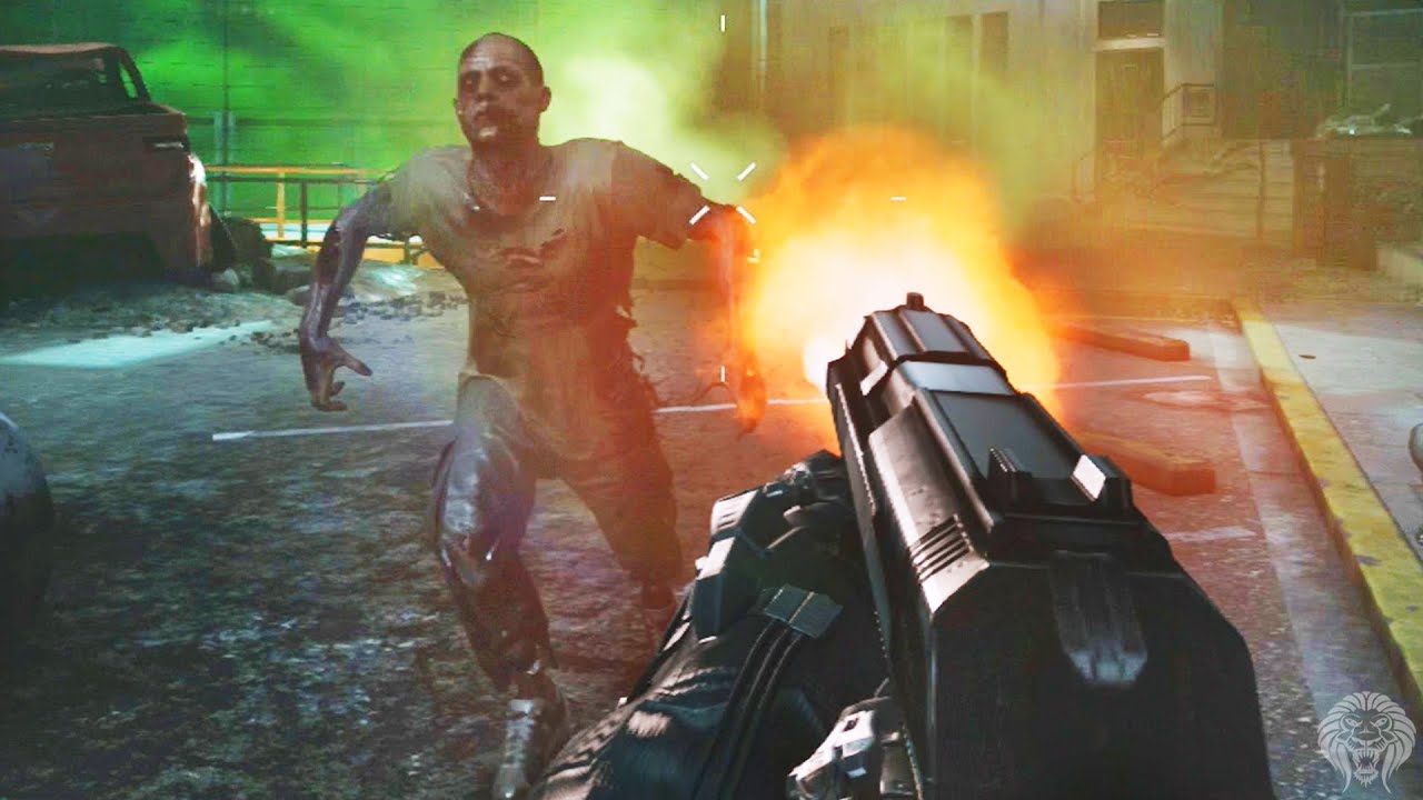 COD Advanced Warfare: ZOMBIES GAMEPLAY! Secret Zombie Round In Exo Survival (Call of Duty AW)
