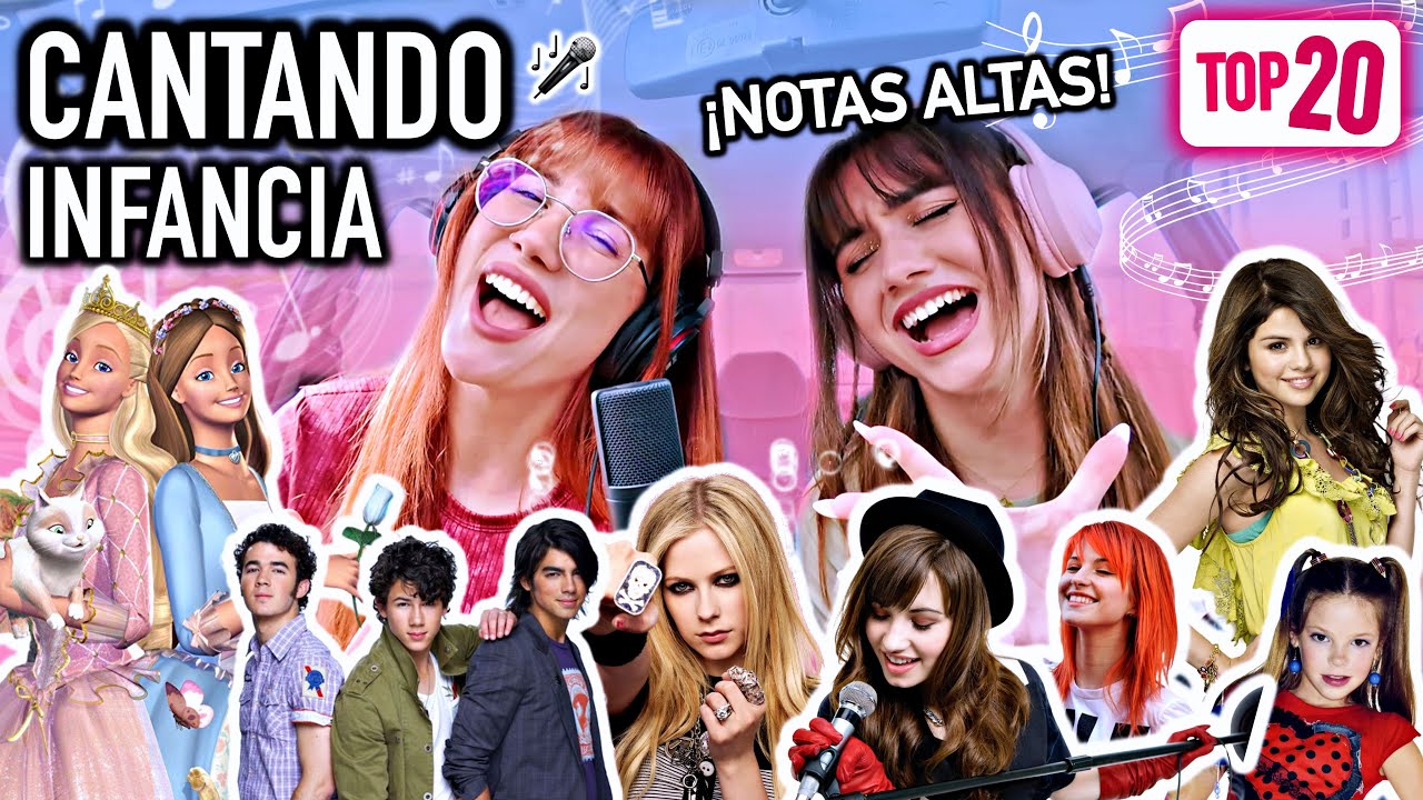 CANTANDO CANCIONES de nuestra INFANCIA 🎙️💕 con MI HERMANA | notas altísimas!! 🎵