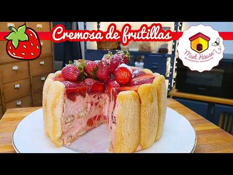 CREAMY NO-BAKE STRAWBERRY CAKE IN MINUTES