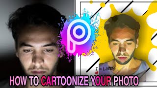 HOW TO CARTOONIZE your PHOTO using|PICSART ALONE screenshot 5