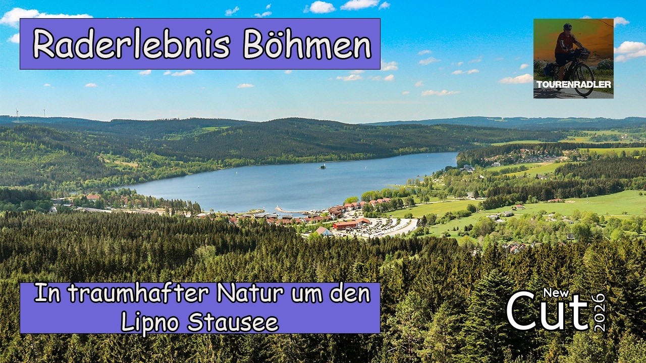 Goldener Herbst am Lipno-Stausee | 67 km Radgenuss pur I Im Dreiländereck D - AT - CZ