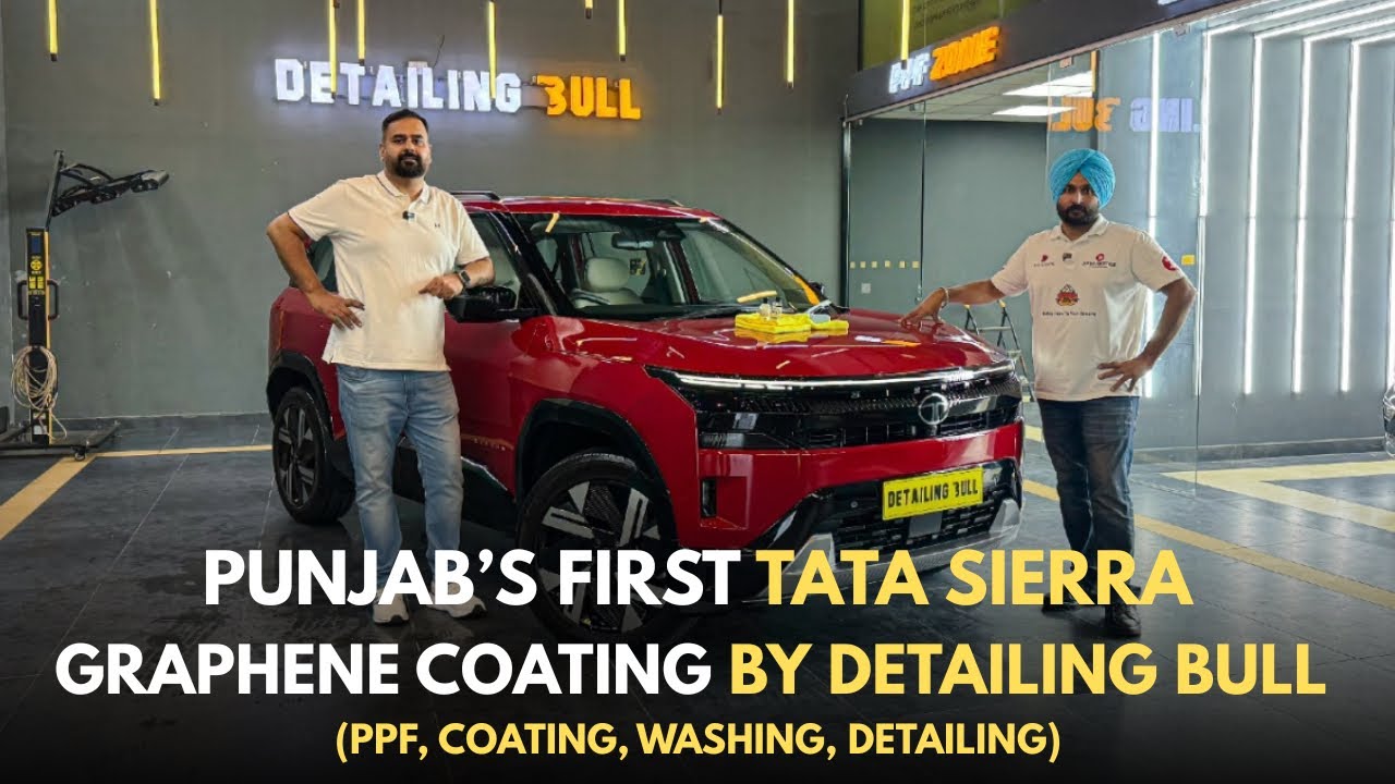 PUNJAB’s FIRST | TATA SIERRA | GRAPHENE COATING | DETAILING BULL | MOHALI, PUNJAB, INDIA 
