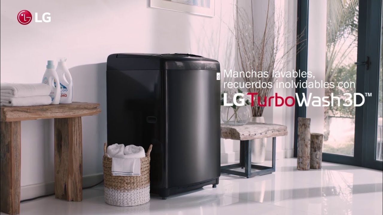 Lavadora LG TurboWash 3D | Manchas lavables, recuerdos inolvidables. -