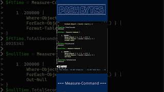 PoshBytes: Measure-Command For Optimizing Your Code