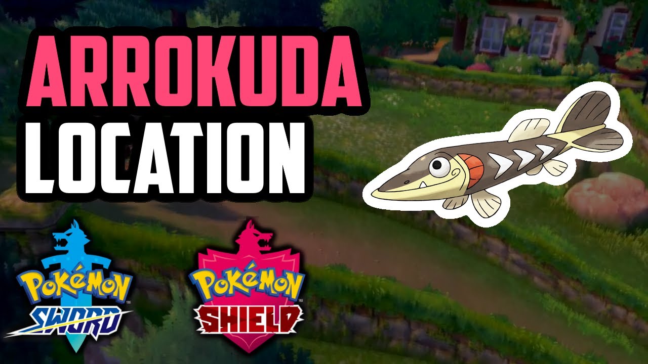 How to Catch Arrokuda Pokemon Sword & Shield YouTube