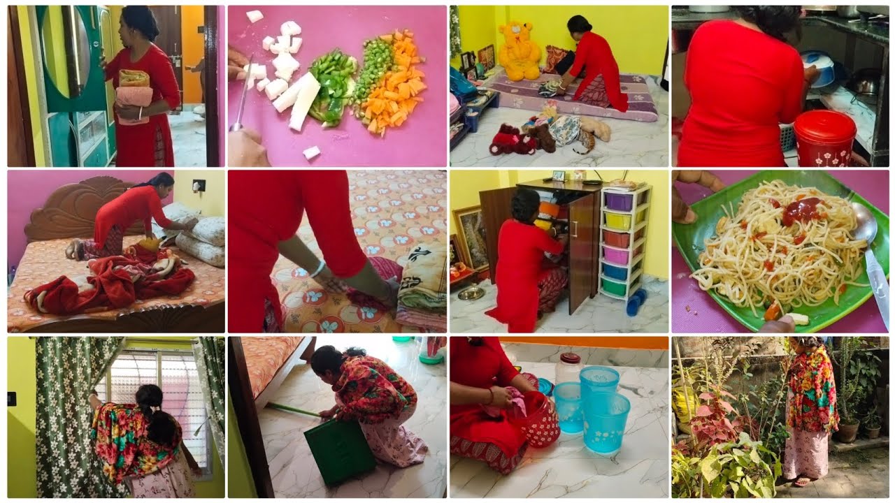 কোনো হেল্পিং হ্যান্ড ছাড়া ⏰সকাল থেকে রাত পর্যন্ত ✅ কীভাবে একাহাতে সমস্ত কাজ গুছিয়ে করি daily vlog 