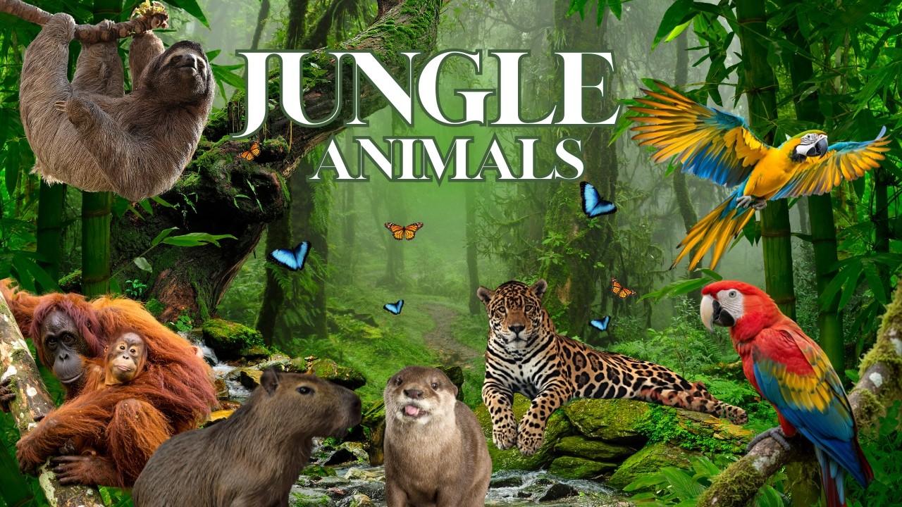 Animals of the Amazon Rainforest – Peaceful Wildlife Film with Calming Music