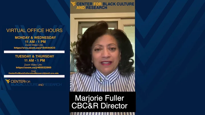 WVU CBC&R Director Update with Marjorie Fuller