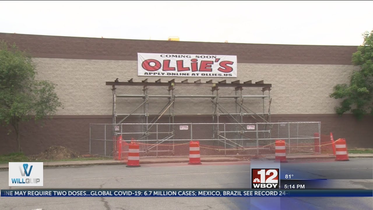 Ollie's Bargain Outlet soon" to Mall YouTube