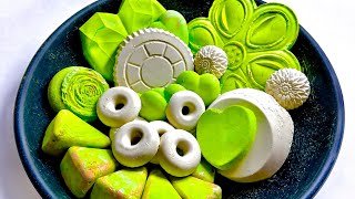 Extremely Soft Dyed Neon green & pj bucke Crush 💚🤍 | ASMR Gym Chalk | Oddlysatisfying . screenshot 4