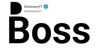 Boss Synonyms | Thesaurus | Similar Words 