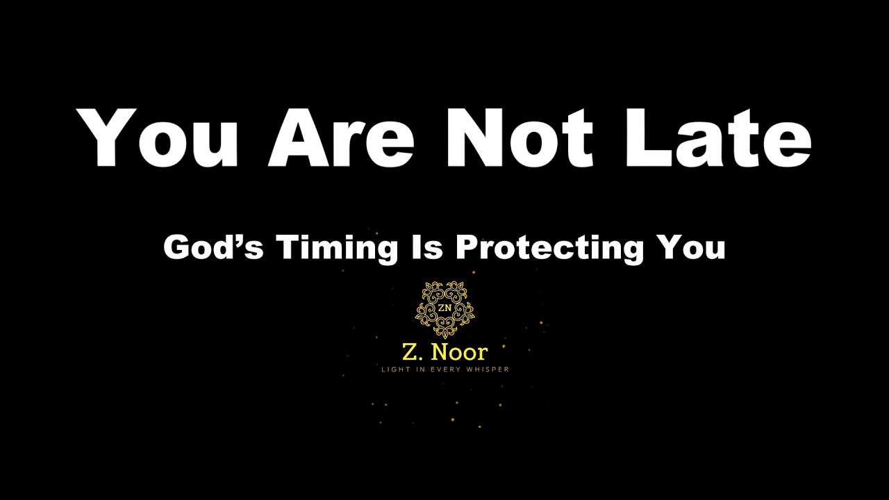 🌙You Are Not Late | God’s Timing Is Protecting You (3 Hour Sleep Meditation)