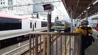 JR東日本E231系K-12編成　品川駅12番線発車　20240324 091812