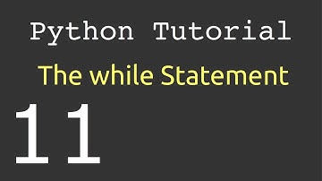 The while Statement : Python Tutorial #11