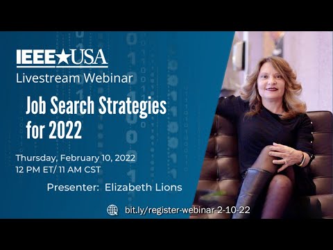 Livestream Webinar: Job Search Strategies for 2022