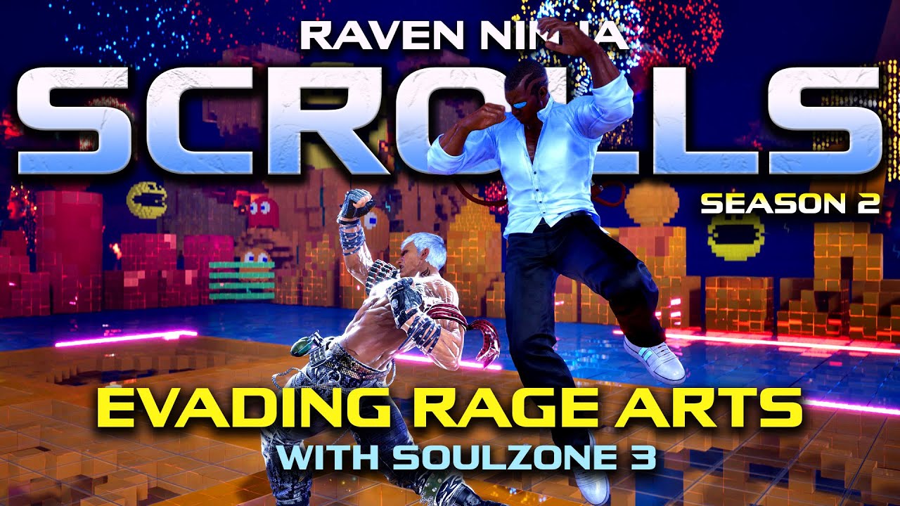 Уклоняюсь от Rage Arts с помощью Soulzone 3 Рэйвен! Большую часть времени! Ха-ха 