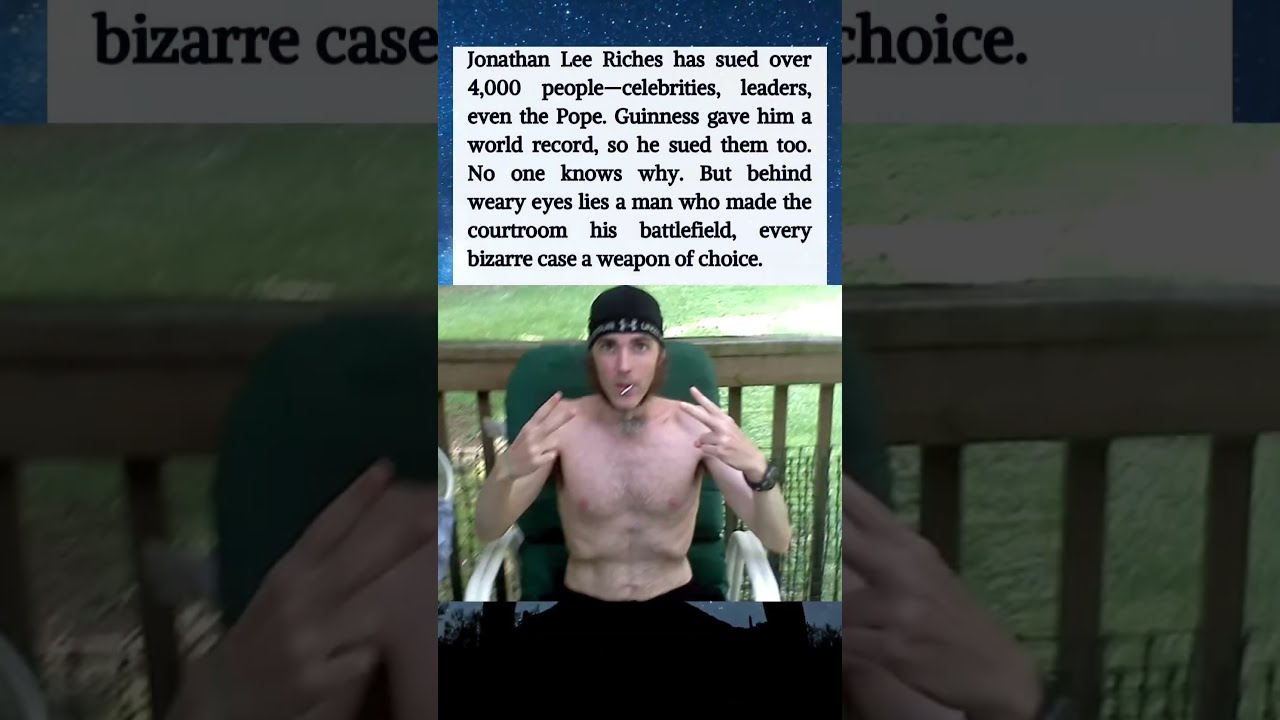 He Sued 4 000 People Then Guinness Too LegalHistory YouTubeShorts StrangeButTrue FunFact