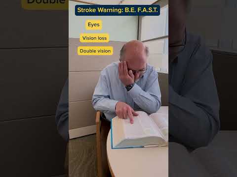 Stroke Warning Signs: B.E. F.A.S.T.