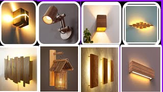 40 creative wooden wall lamp lights | wooden wall lamp lights design