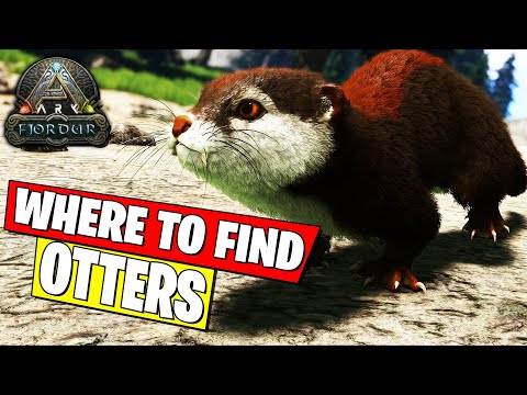 WHERE TO FIND OTTERS ON ARK FJORDUR (SPAWN LOCATIONS) - YouTube