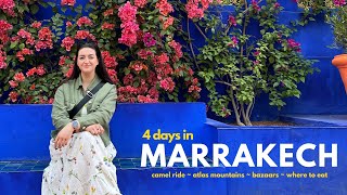 MARRAKECH VLOG: 4 Days in Marrakech, Morocco - Atlas Mountains, Camel Ride, Riad Tour, YSL Museum screenshot 4