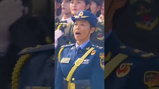 The Chinese women's military parade is marching!(Support by tipping my picture)
