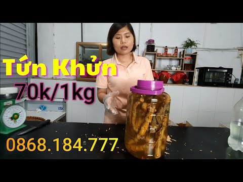 Video Cách Ngâm Rượu Tứn Khửn Tươi - Giá 70k/1kg - youtube