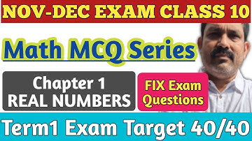Math Chapter 1 MCQ Super Series of Class 10, Real Numbers MCQ for Term 1 Exam