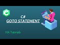 GOTO Statement in C# || Urdu/Hindi