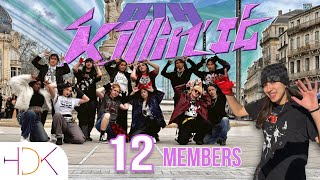 [K-POP IN PUBLIC ONE TAKE] P1HARMONY - ‘KILLIN IT’ with 12 members Dance cover by HDK from France