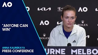 Anna Kalinskaya Press Conference | Australian Open 2024 Third Round