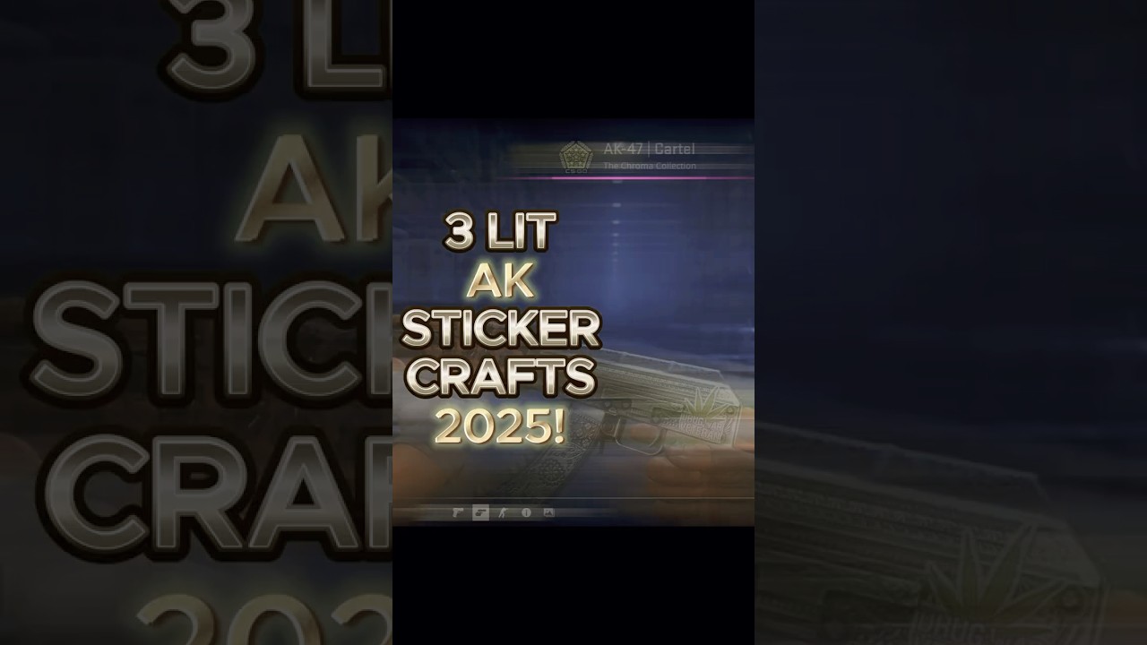 3 AK Sticker Crafts You NEED to See in 2025! 