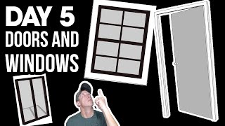 Learn SketchUp in 30 Days DAY 5 - DOORS AND WINDOWS!