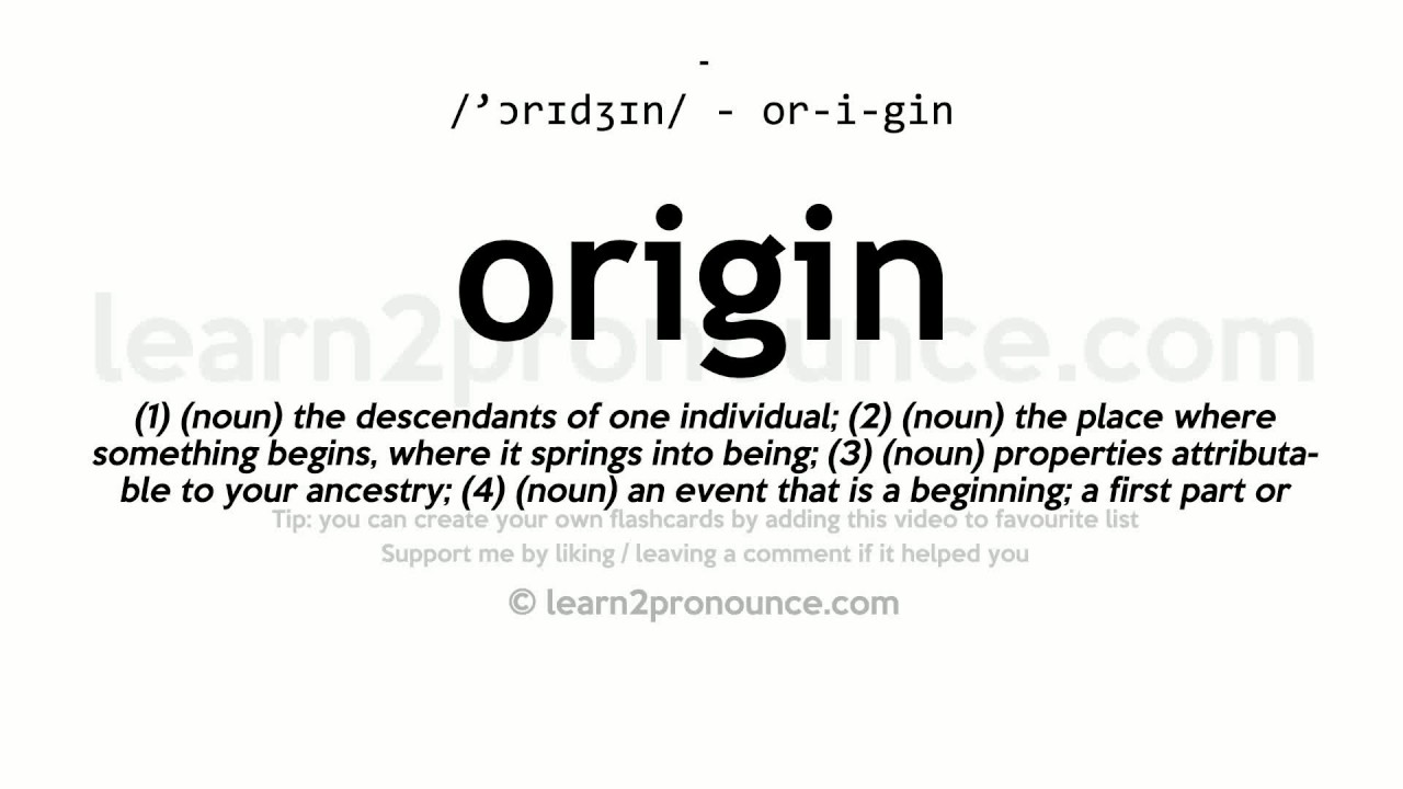 origin meaning of essay