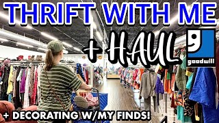 FINALLY FOUND ONE THRIFTING IN GOODWILL * COME THRIFT WITH ME & SEE MY STYLED THRIFT HAUL