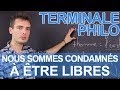 « Nous sommes condamnés à être libres », Sartre - Philosophie - Terminale - Les Bons Profs