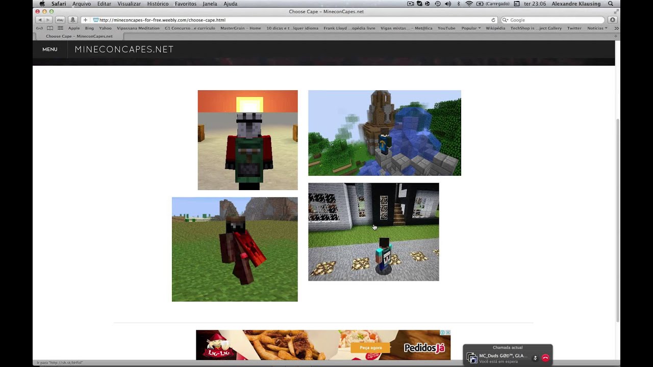 Como Ter Uma Capa No MINECRAFT Sem mods que todos podem ver ATUALIZADO ...