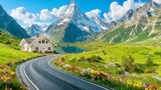 Swiss Villages + Relaxing Music , 4K Part 2