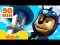 Ryder calls paw patrol pups to the lookout tower 4 w chase  90 minute compilation  nick jr