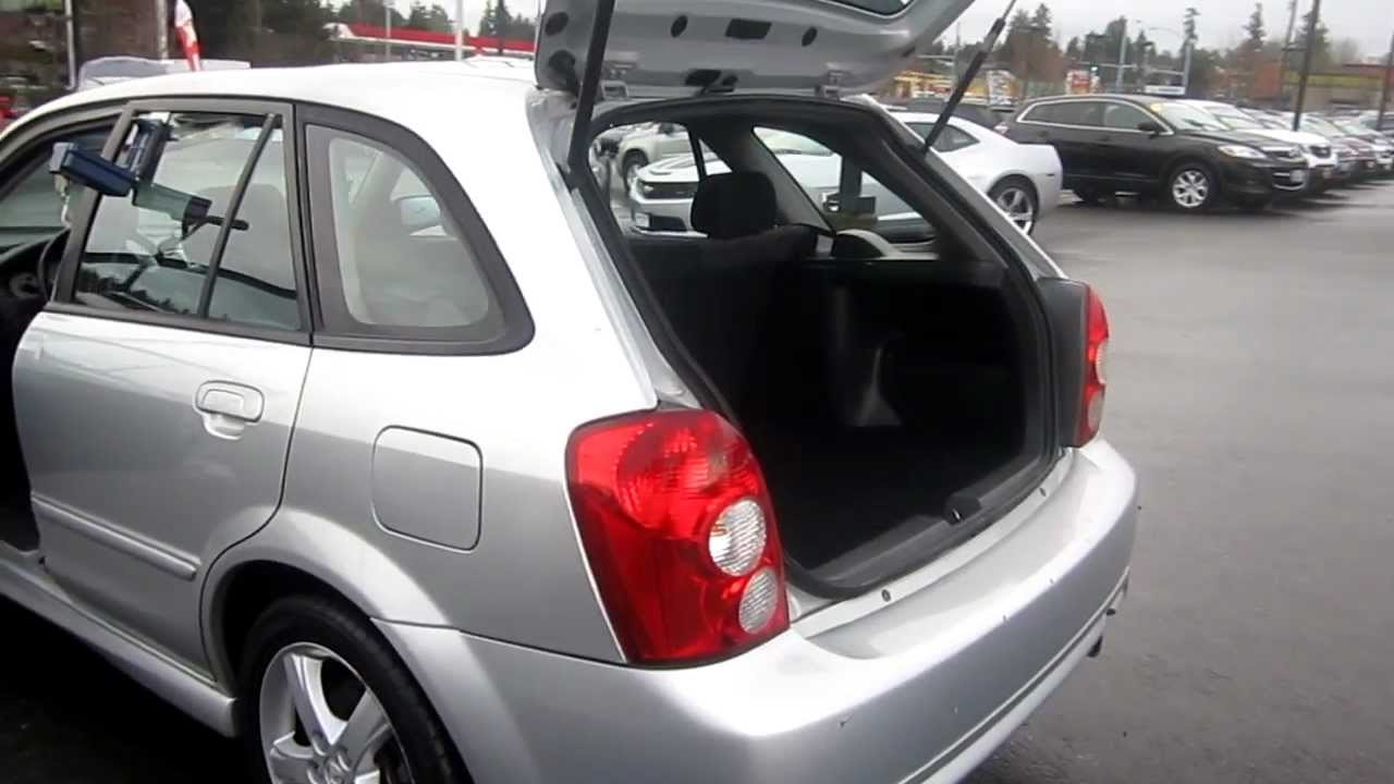 2003 Mazda Protege5 Manual Sunlight Silver Stock