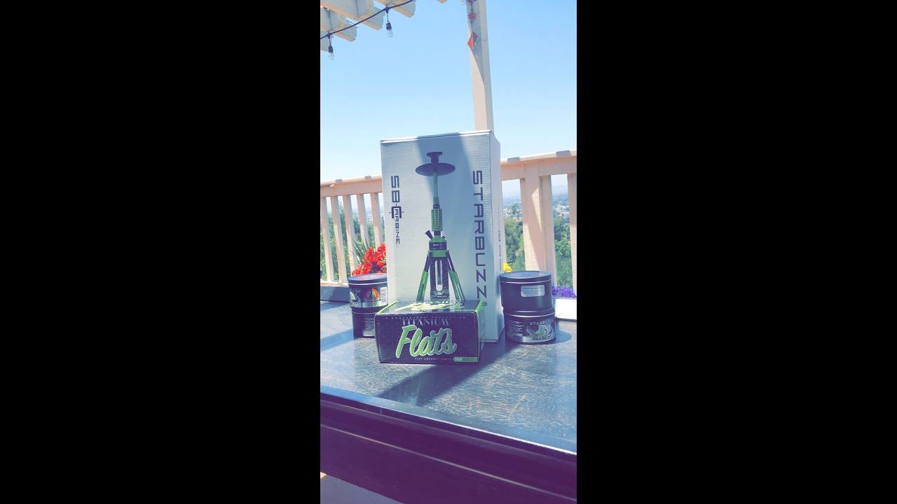 The New StarBuzz Carbine Hookah Zombie Green Unboxing