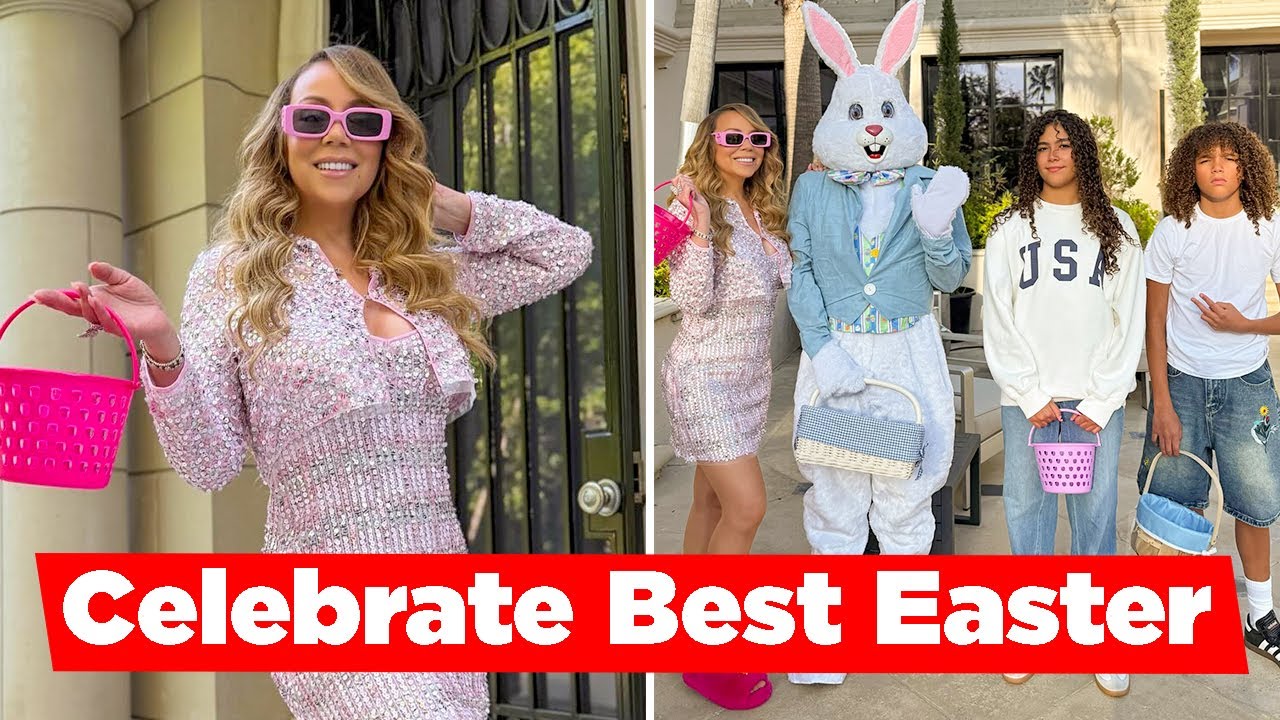 Mariah Carey's Twin Kids Moroccan And Monroe Celebrate Easter