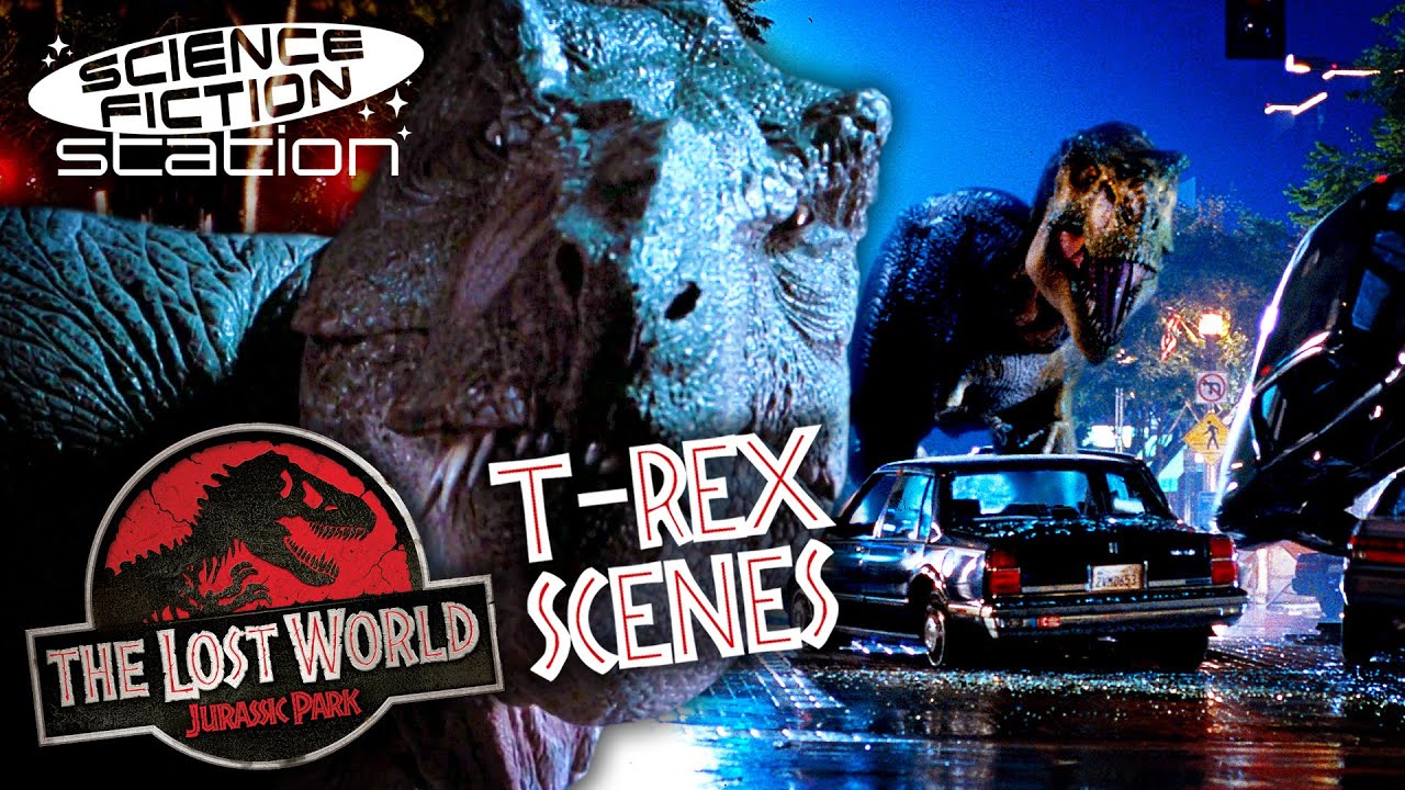 Every Tyrannosaurus Rex Scene In The Lost World: Jurassic Park (1997) | Science Fiction Station