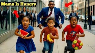 Triplets Steal A Billionaire’s Food For Their Hungry, Sick Mom — He Is The Father Who Abandoned Them