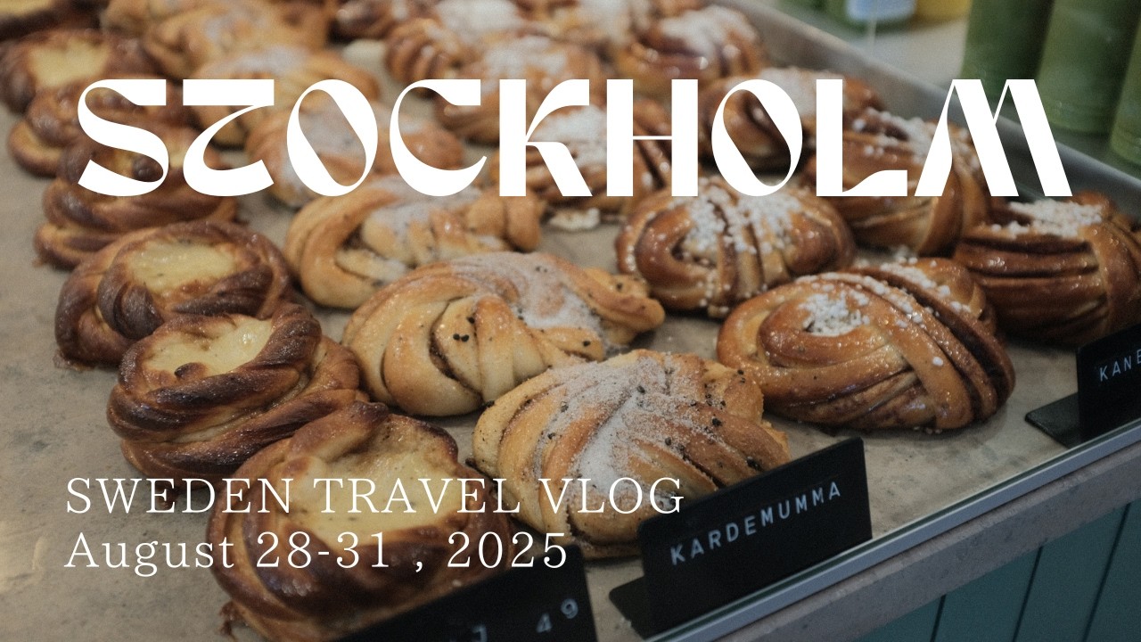 旅行VLOG：スウェーデン🇸🇪ストックホルム｜初の北欧に感動｜3泊4日の食旅｜#目指せ月一旅行✈︎第七段