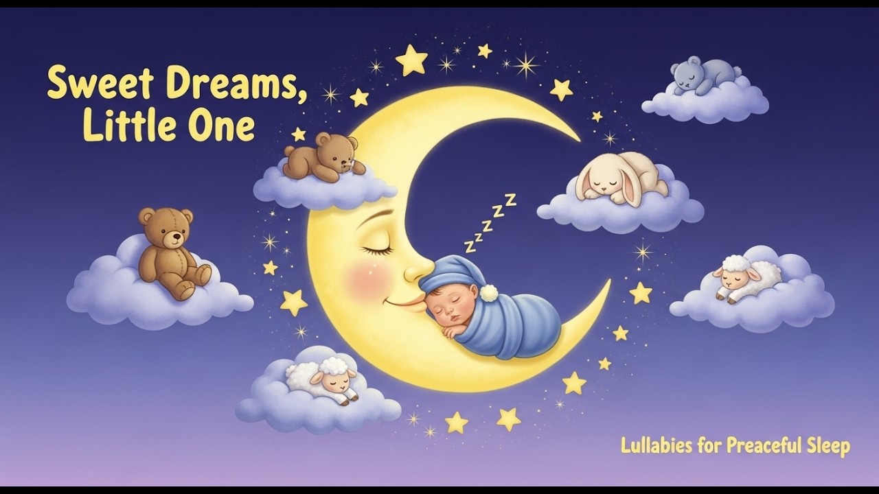 🎵 1. Sweet Dreams Baby 🌙 | Gentle Lullaby for Deep Sleep 😴 | Relaxing Night Music 🍼