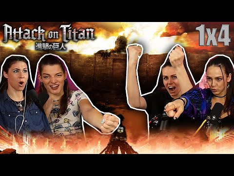 Attack on Titan 1х4:  The Night of the Closing Ceremony: Humanity's Comeback, Part 2 REACTION