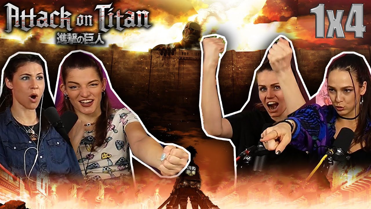 Attack on Titan 1х4:  The Night of the Closing Ceremony: Humanity's Comeback, Part 2 REACTION