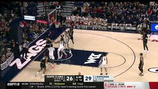 Allen Graves game film vs Gonzaga
